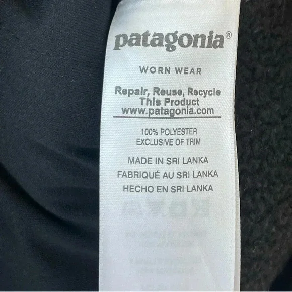 Patagonia Black Better Sweater Vest Size Small - Picture 10 of 12